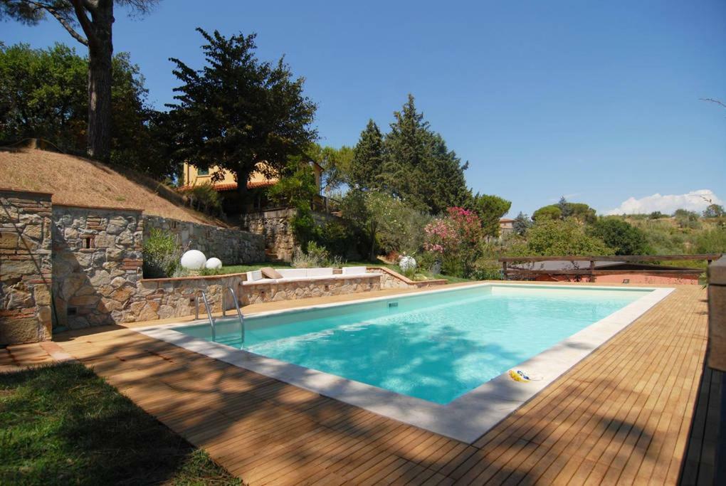 Stunning Country House Overlooking Tuscany Hills Lorenzana Dış mekan fotoğraf